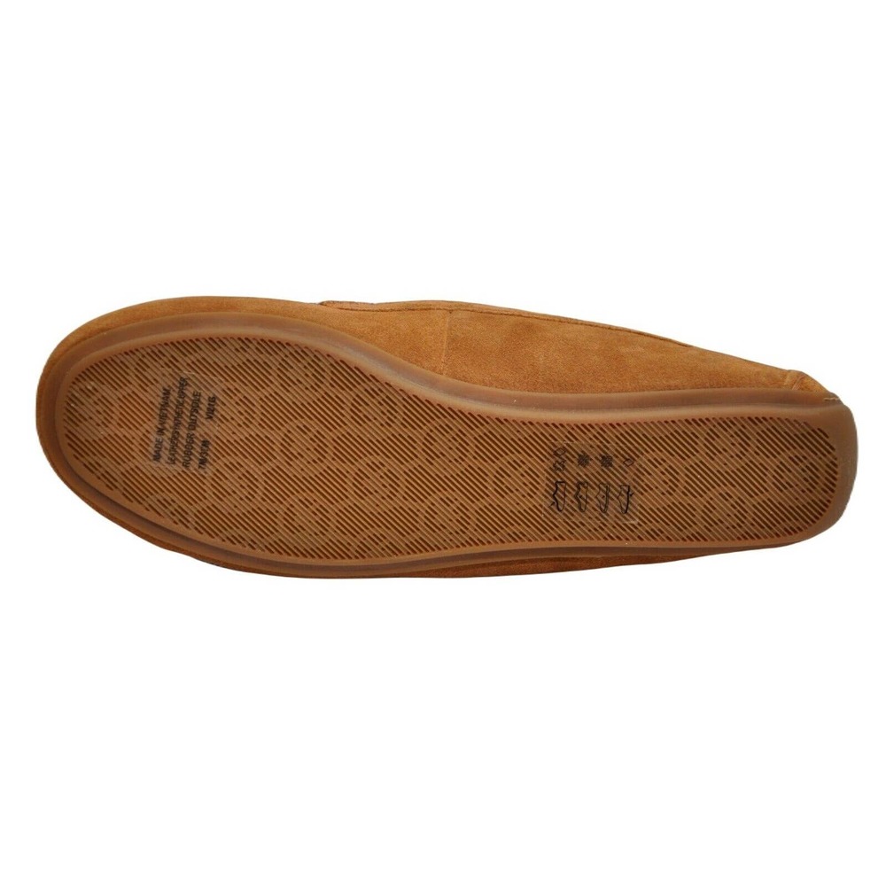 Michael Kors ERICA Faux Fur/Suede Slipper Loafer Moccasins Luggage 6/6.5/7/7.5 - Picture 6 of 6